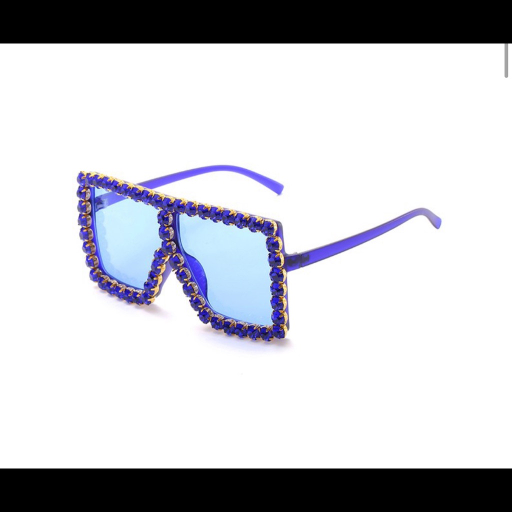 *New*!Rhinestone Oversized Frames